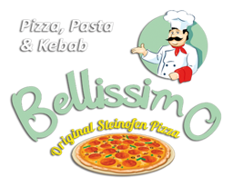 Pizza Bellissimo logo.